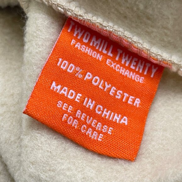 Two Mill Twenty Unisex Beige Extraordinary Bunny Graphic Sweatshirt Size L - Picture 8 of 9